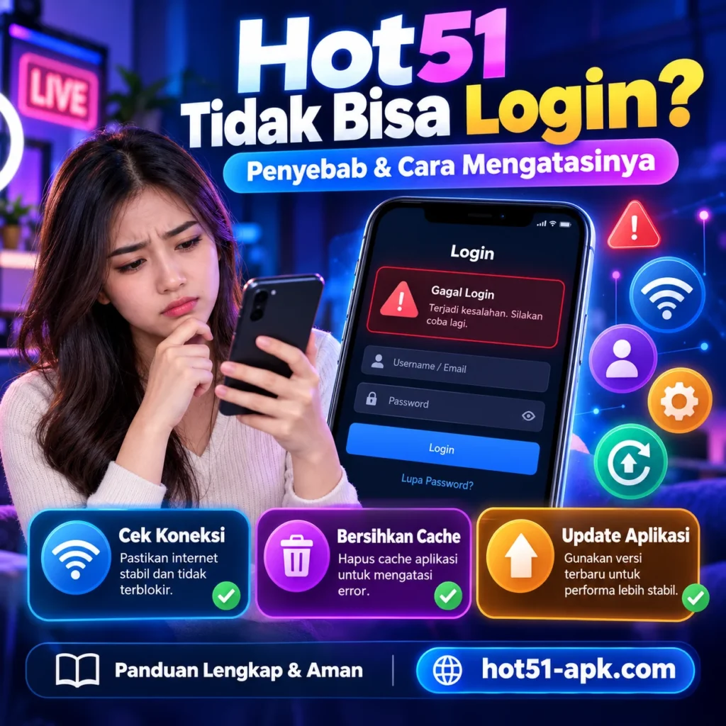 Hot51 Tidak Bisa Login