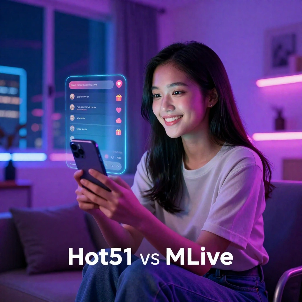 Hot51 vs MLive Perbandingan Aplikasi Live Streaming