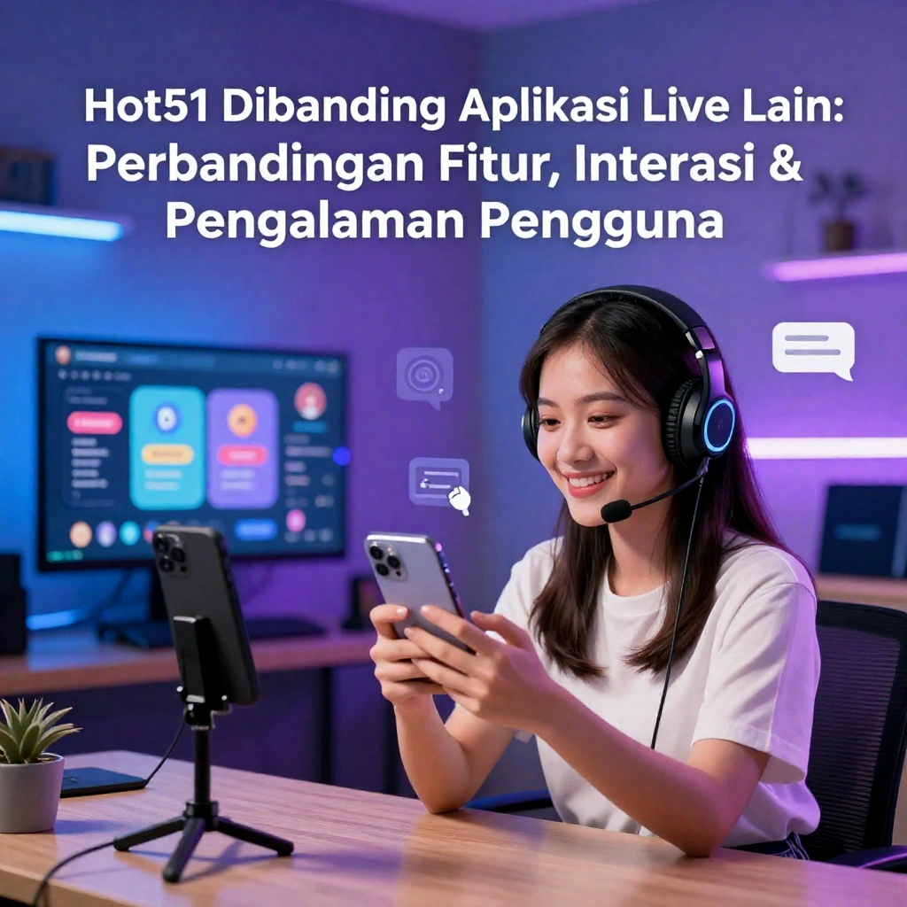 Hot51 Dibanding Aplikasi Live