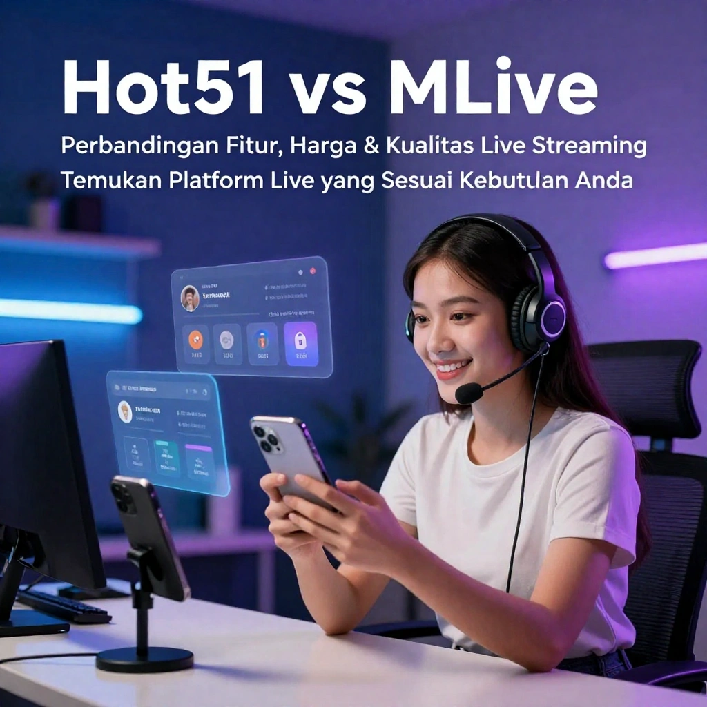 Hot51 vs MLive Perbandingan Fitur, Harga, dan Kualitas Live Streaming