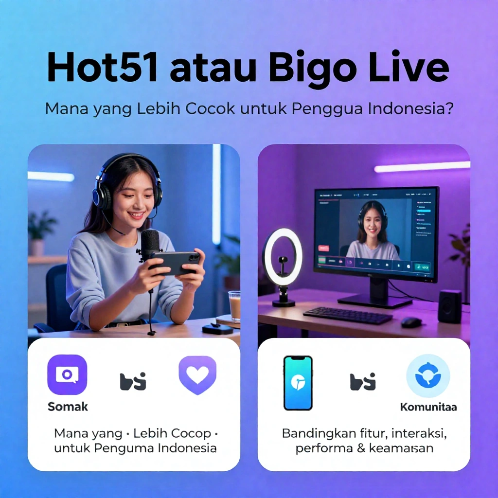 Hot51 atau Bigo Live Mana yang Lebih Cocok untuk Pengguna Indonesia