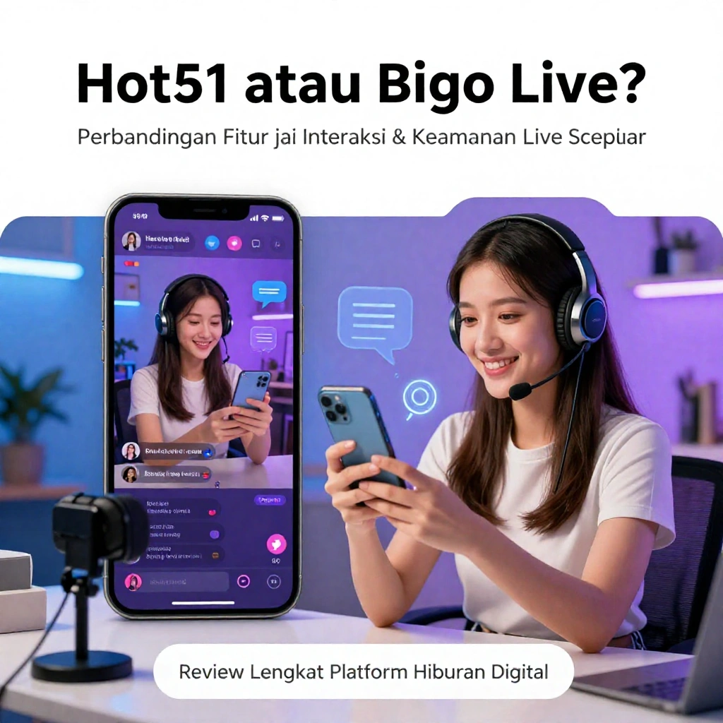 Hot51 atau Bigo Live Perbandingan Platform Live Streaming Populer